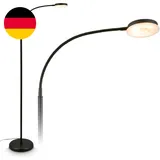 BRILONER - Stehlampe Mit Touch, Dimmbar, Schwenkbar, Memoryfunktion, Leselampe,
