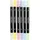 Creativ Company Textil-Marker, Pastell-Farben, Strichstärke 2,3+3,6 mm, 6er Set