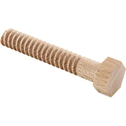 JOWE Holz-Gewindeschraube - 6-Kant Schraube ; 100mm