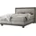 Hasena Boxspringbett 140-180 cm Hellgrau, Liegefläche:160 x 200 cm, Topper:Base-Topper - Hellgrau