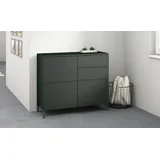 borchardt Möbel Kommode BORCHARDT MÖBEL "Haama", schwarz (schwarz matt), B:93cm H:80cm T:35cm, Spanplatte, Sideboards, Breite 93 cm
