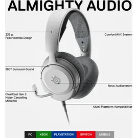 SteelSeries Arctis Nova 1 weiß