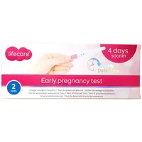 Spectrum Schwangerschaftstest Schwangerschaftsfrühtest 2 Stück Schwangerschaftstest Mittelstrahl rot