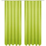 Bestgoodies Dekoschal Ellen Universalband Blickdicht 2er Pack - 140x175 cm x 175 cm Grün