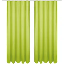 Bestgoodies Dekoschal Ellen Universalband Blickdicht 2er Pack - 140x175 cm x 175 cm Grün