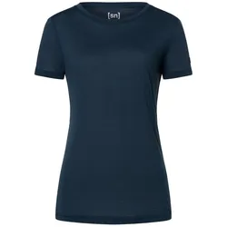 super natural Sport-/Freizeitshirt The Essential Tee Blueberry blau Damen