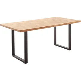MCA living Zeballos 180 x 75 x 90 cm braun/schwarz
