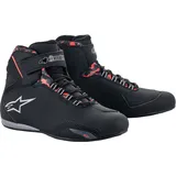 Alpinestars Sektor Wasserfeste Motorradschuhe (Black/Grey/Red,43.5)