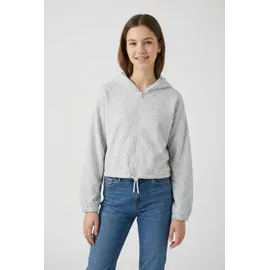 Tom Tailor Cropped Jacke Light Stone Grey Melange 152 cm