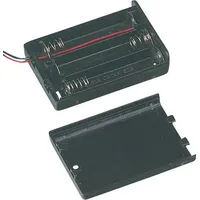 TRU Components Batteriehalter 3x Mignon (AA) Schwarz