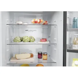 Haier 2D 60 Serie 3 HDW3618DNPD Kühl-Gefrierkombination (341 l, 1850 mm hoch, Dark Inox)