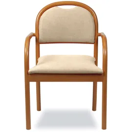 Home Affaire Armlehnstuhl ROMA Massivholz beige
