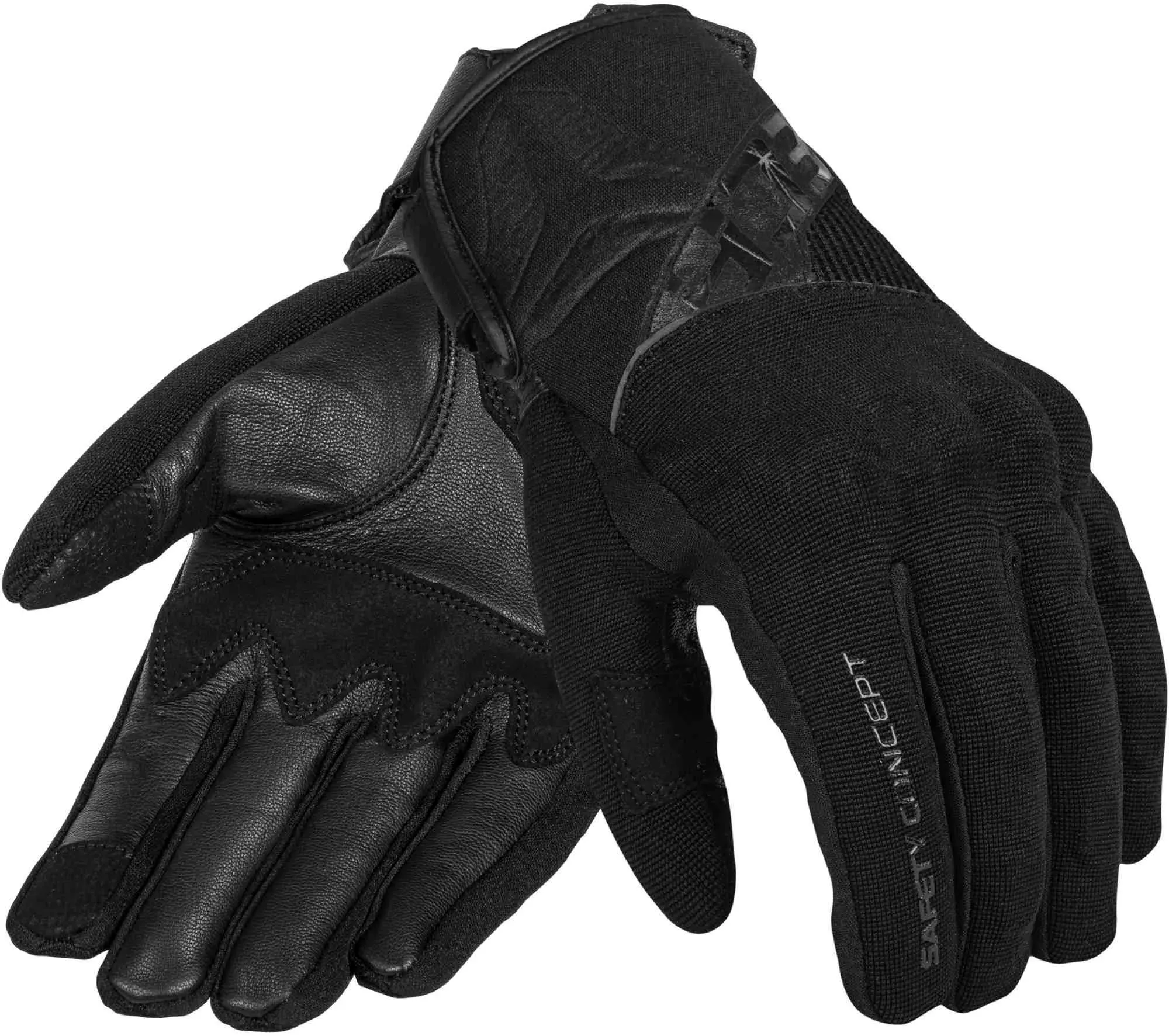 Seca X-Stretch II Motorrad Handschuhe, schwarz, Größe L für Männer