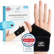 Health Press Handgelenkbandage 1 St. Schwarz