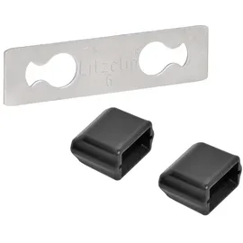 Kerbl Litzclip Seilverbinder Ø 6 mm Edelstahl 5 Stück