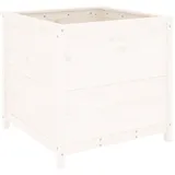 vidaXL Pflanzkübel 82,5 x 82,5 x 78 cm Weiß