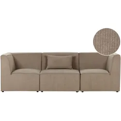 3-Sitzer Sofa Cord taupe LEMVIG