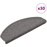 vidaXL Stufenmatten 30 Stk. Dunkelgrau 65x24x4 cm