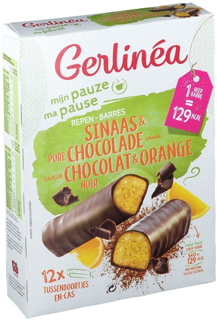 Gerlinéa My Break Orange - Chocolat 372 g Barre