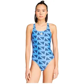 adidas Badeanzug Damen Blau Fusion/Dunkelblau 40