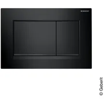 Geberit Sigma30 Betätigungsplatte für 2-Mengen-Spülung schwarz/schwarz matt 115.883.DW.1