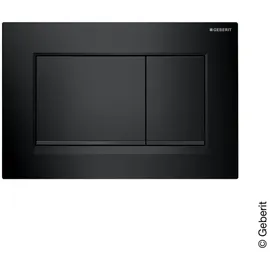 Geberit Sigma30 Betätigungsplatte für 2-Mengen-Spülung schwarz/schwarz matt 115.883.DW.1