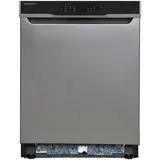Telefunken G-EU-6014-C-I Einbau-Geschirrspüler (unterbaufähig, 598 mm breit, Silber)