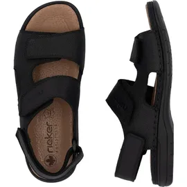 Rieker Freizeitsandalen Herren Schwarz 43