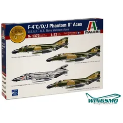 Italeri USAF Navy Vietnam Aces F-4 C/D/J Phantom II 1373