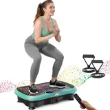 AXV Vibrationsplatte Testsieger, Rüttelplatte Sport für Zuhause,Vibration Plate mit 120 Stufen und 5 Modi, 150 kg Belastbar, mit Bluetooth, für Ganzkörpertraining, Abnehmen, Fettverbrennung