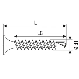 SPAX GIX-D Schnellbauschrauben 3,5 x 45 mm 1000 Stück
