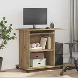 vidaXL Schreibtisch Artisan-Eiche 80x50x75 cm Holzwerkstoff