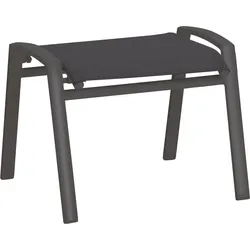 Fußhocker BEST "Varese", grau (anthrazit), B:59cm H:45cm T:52cm, Hocker, Leicht zu Transportieren