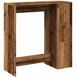 vidaXL Bartisch mit Regal Altholz-Optik 101x40x103,5 cm Holzwerkstoff