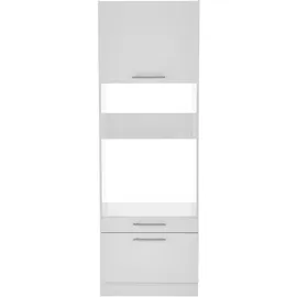 Respekta Clara Waschmaschinenschrank 184,8 x 200 x 67,6 cm Weiß Holz