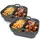 GOURMETmaxx Silikonform Heißluftfritteuse 4L 21,2 x 21,2 x 8 cm