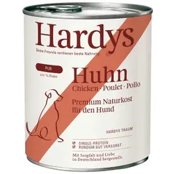 Hardys Pure Huhn Nassfutter Hund 4 Paletten (24 x 800 g)