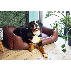 4L Textil Hundekorb Mario 100 x 70 cm braun