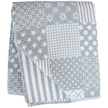 Krasilnikoff Quilt Patchwork, grau | Gr.: onesize