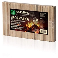 ECO-PAL Anfeuerholz, ökologisches Anzündholz, sauberes und extrem trockenes Ofen- Anmachholz, Holzstücke für Verschiedene Arten von Feuerstellen, Lange Brenndauer (0,7 kg)
