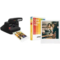 Polaroid Flip Black + Farbe Film Bundle (8 Foto