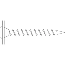 OSMO Schrauben für Pfosten 8x50 mm