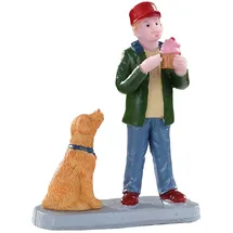 Eurostil Lemax - Weihnachtsdorf - Figur: Bitte teilen