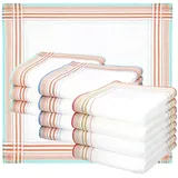 Betz Taschentuch 12 Stück Damen Stoff Taschentücher Paloma 4 Größe 28x28 cm, (Set, 12-St. 12 Taschentücher 28x28 cm), 100% Baumwolle braun
