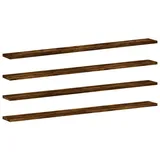 vidaXL Wandregal 100 x 10 x 1,5 cm Braun