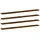 vidaXL Wandregal 100 x 10 x 1,5 cm Braun