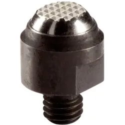 Pendelauflagen, mit selbsttätiger Rückstellung/mit Außengewinde, Kugel abgeflacht, Auflagefläche geriffelt  22731.0320