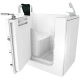 AcquaVapore Sitzbadewanne mit Tür 68 x 110 cm (S08-A-L)