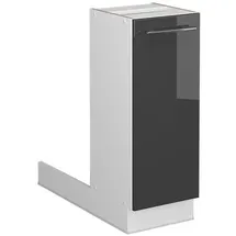 Vicco Kochinsel Fame-Line 30 x 30 x 82 cm Schwarz