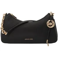 Michael Kors Nolita Medium Schultertasche Baumwolle/Leder Schwarz